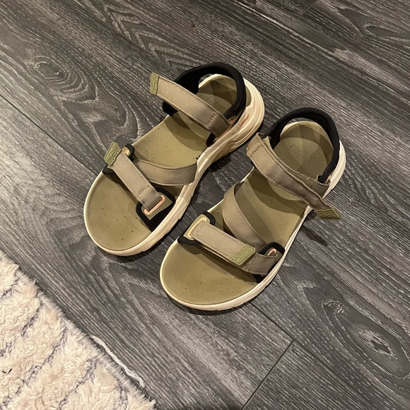 Teva Women's Olive and Black Sport Sandals - Picture 1 of 6